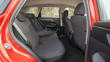 Used 2023 Haval Jolion Plus in Red – Rear Passenger Side Cabin View for Sale at First Choice Cars Dubai Sharjah