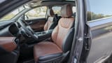 Used 2023 Hyundai Santa Fe Premium Plus in Grey – Front Driver Side Cabin View for Sale at First Choice Cars Dubai Sharjah