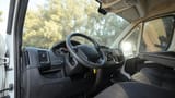 Used 2022 Peugeot Boxer L4H3 in White – Driver Side Dashboard & Steering View for Sale at First Choice Cars Dubai Sharjah