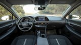 Used 2023 Hyundai Sonata Comfort in White – Front Cabin / Dashboard Full View for Sale at First Choice Cars Dubai Sharjah