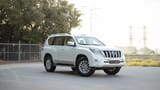Used 2016 Toyota Prado VXR in White – Right Front Diagonal (45°) View for Sale at First Choice Cars Dubai Sharjah