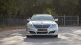 Used 2014 Hyundai Centennial VS500 in Silver – Front View for Sale at First Choice Cars Dubai Sharjah