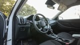Used 2025 Hyundai Creta Smart in White – Driver Side Dashboard & Steering View for Sale at First Choice Cars Dubai Sharjah