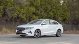 Used 2025 Geely Emgrand GF in White – Left Front Diagonal (45°) View for Sale at First Choice Cars Dubai Sharjah