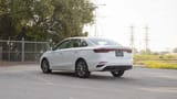 Used 2025 Geely Emgrand GF in White – Left Back Diagonal (45°) View for Sale at First Choice Cars Dubai Sharjah