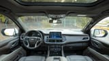 Used 2023 Chevrolet Suburban LT in White – Front Cabin / Dashboard Full View for Sale at First Choice Cars Dubai Sharjah