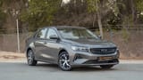 Used 2024 Geely Emgrand GS in Grey – Right Front Diagonal (45°) View for Sale at First Choice Cars Dubai Sharjah