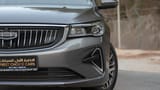 Used 2024 Geely Emgrand GS in Grey – Headlight Close-up for Sale at First Choice Cars Dubai Sharjah