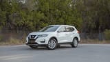 Used 2022 Nissan X-Trail S in White – Left Front Diagonal (45°) View for Sale at First Choice Cars Dubai Sharjah