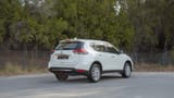 Used 2022 Nissan X-Trail S in White – Right Back Diagonal (45°) View for Sale at First Choice Cars Dubai Sharjah