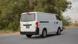 Used 2023 Nissan Urvan Standard Roof in White – Right Back Diagonal (45°) View for Sale at First Choice Cars Dubai Sharjah