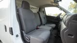 Used 2023 Nissan Urvan Standard Roof in White – Front Passenger Side Cabin View for Sale at First Choice Cars Dubai Sharjah