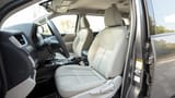 Used 2023 Nissan Xterra Titanium in White – Front Driver Side Cabin View for Sale at First Choice Cars Dubai Sharjah