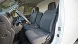 Used 2023 Nissan Urvan Standard Roof in White – Front Driver Side Cabin View for Sale at First Choice Cars Dubai Sharjah