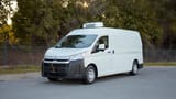 Used 2020 Toyota Hiace GLX High Roof in White – Left Front Diagonal (45°) View for Sale at First Choice Cars Dubai Sharjah