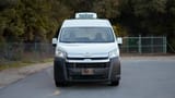 Used 2020 Toyota Hiace GLX High Roof in White – Front View for Sale at First Choice Cars Dubai Sharjah