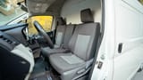 Used 2020 Toyota Hiace GLX High Roof in White – Front Driver Side Cabin View for Sale at First Choice Cars Dubai Sharjah