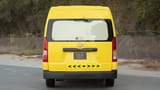 Used 2020 Toyota Hiace GLX High Roof in Yellow – Back/Rear View for Sale at First Choice Cars Dubai Sharjah