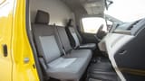 Used 2020 Toyota Hiace GLX High Roof in Yellow – Front Passenger Side Cabin View for Sale at First Choice Cars Dubai Sharjah