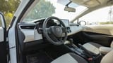 Used 2024 Toyota Corolla XLI in White – Driver Side Dashboard & Steering View for Sale at First Choice Cars Dubai Sharjah