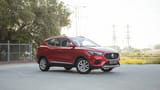 Used 2024 MG ZS Comfort in Red – Right Front Diagonal (45°) View for Sale at First Choice Cars Dubai Sharjah