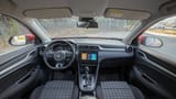 Used 2024 MG ZS Comfort in Red – Front Cabin / Dashboard Full View for Sale at First Choice Cars Dubai Sharjah