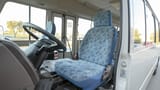 Used 2023 Mitsubishi Rosa Standard in White – Front Driver Side Cabin View for Sale at First Choice Cars Dubai Sharjah