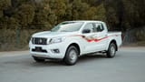 Used 2022 Nissan Navara SE in White – Left Front Diagonal (45°) View for Sale at First Choice Cars Dubai Sharjah