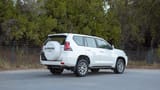 Used 2019 Toyota Prado EXR in White – Right Back Diagonal (45°) View for Sale at First Choice Cars Dubai Sharjah