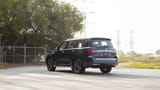 Used 2024 Infiniti QX80 Luxury in Blue – Left Back Diagonal (45°) View for Sale at First Choice Cars Dubai Sharjah