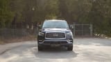 Used 2024 Infiniti QX80 Luxury in Blue – Front View for Sale at First Choice Cars Dubai Sharjah