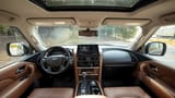 Used 2024 Infiniti QX80 Luxury in Blue – Front Cabin / Dashboard Full View for Sale at First Choice Cars Dubai Sharjah