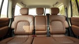 Used 2024 Infiniti QX80 Luxury in Blue – Rear Seat View for Sale at First Choice Cars Dubai Sharjah