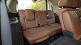 Used 2024 Infiniti QX80 Luxury in Blue – Third Row Right Seat View for Sale at First Choice Cars Dubai Sharjah