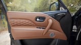 Used 2024 Infiniti QX80 Luxury in Blue – Driver Door Panel Full View for Sale at First Choice Cars Dubai Sharjah
