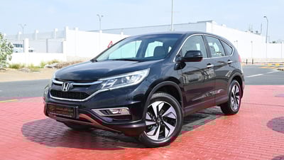 Used 2016 Honda CR-V EXL Black – Left Front Diagonal (45°) View at First Choice Cars Sharjah