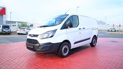 Used 2018 Ford Transit 150xl Low Roof White – Left Front Diagonal (45°) View at First Choice Cars Sharjah