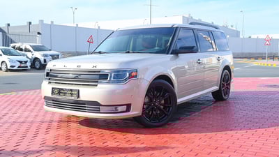 Used 2017 Ford Flex Limited White – Left Front Diagonal (45°) View at First Choice Cars Sharjah