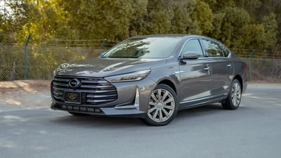 Used 2022 GAC GA8 GL Grey – Left Front Diagonal (45°) View at First Choice Cars Sharjah