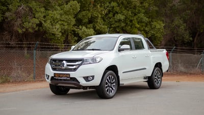 Used 2025 DongFeng RICH 6 Double Cabin White – Left Front Diagonal (45°) View at First Choice Cars Sharjah