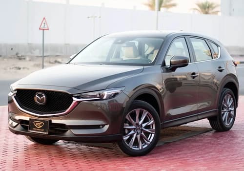 Used 2020 Mazda CX-5 GT Grey – Left Front Diagonal (45°) View at First Choice Cars Sharjah
