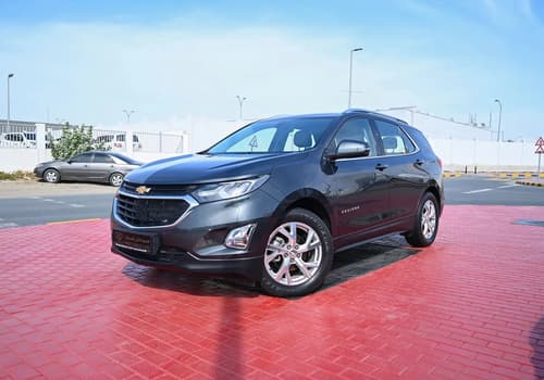 Used 2019 Chevrolet Equinox 1.5T LT Grey – Left Front Diagonal (45°) View at First Choice Cars Sharjah