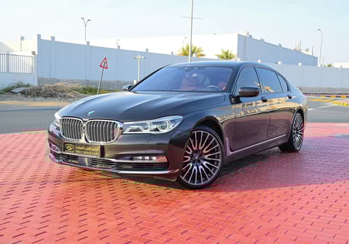 Used 2016 BMW 7-Series 750Li xDrive Executive Grey – Left Front Diagonal (45°) View at First Choice Cars Sharjah