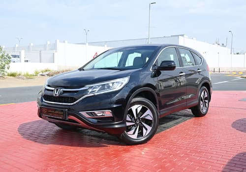 Used 2016 Honda CR-V EXL Black – Left Front Diagonal (45°) View at First Choice Cars Sharjah