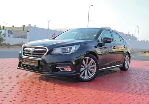 Used 2018 Subaru Legacy 3.6r-S Eyesight Black – Left Front Diagonal (45°) View at First Choice Cars Sharjah