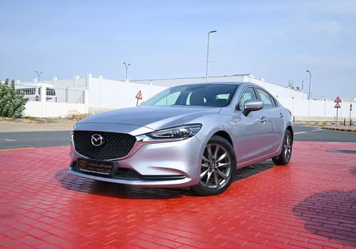 Used 2019 Mazda 6 S Grade Silver – Left Front Diagonal (45°) View at First Choice Cars Sharjah