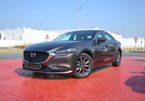 Used 2019 Mazda 6 S Grade Grey – Left Front Diagonal (45°) View at First Choice Cars Sharjah