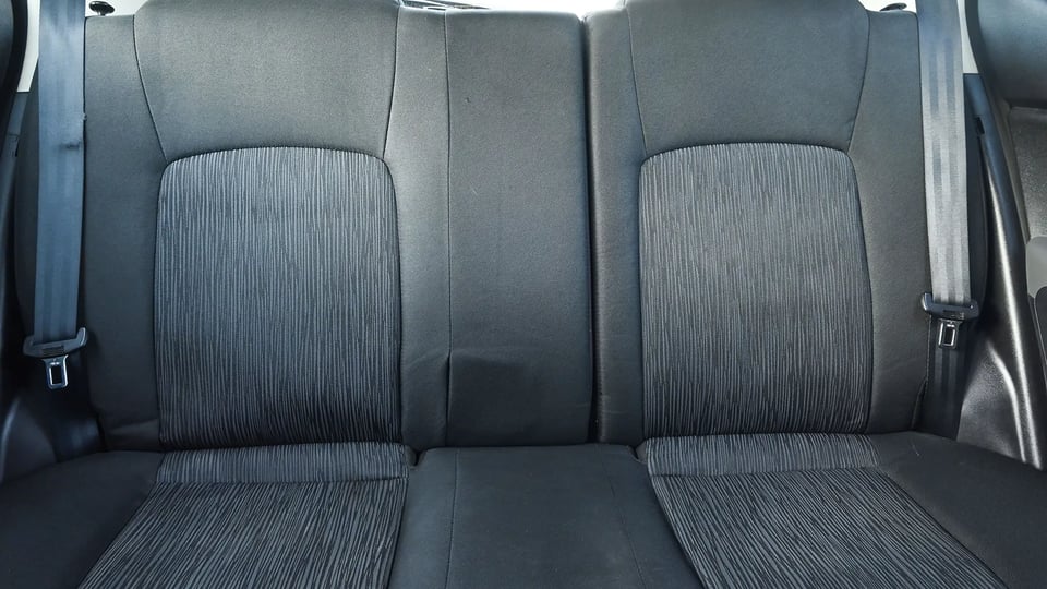 Used 2015 Hyundai i10 GL Silver – Rear Seat View at First Choice Cars Sharjah