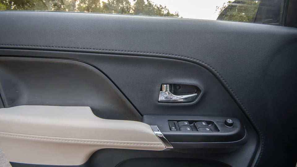 Used 2023 Toyota Rush EX in White – Driver Door Panel Full View for Sale at First Choice Cars Dubai Sharjah