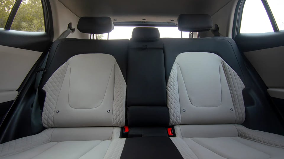 Used 2022 Hyundai Creta Smart in Blue – Rear Seat View for Sale at First Choice Cars Dubai Sharjah